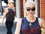 EXCLUSIVE: Gwen Stefani wears an 80's inspired shirt that reads "RAD" while heading to an Anti-Aging salon in West Hollywood on Tuesday afternoon.\n\nPictured: Gwen Stefani wears an 80's inspired shirt that reads "RAD" while heading to an Anti-Aging salon in West Hollywood on Tuesday afternoon.\nRef: SPL1261762  120416   EXCLUSIVE\nPicture by: Interstar/Splash News\n\nSplash News and Pictures\nLos Angeles: 310-821-2666\nNew York: 212-619-2666\nLondon: 870-934-2666\nphotodesk@splashnews.com\n