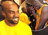 LOS ANGELES, CA - APRIL 13:  Rapper, Kanye West talks to Kobe Bryant #24 of the Los Angeles Lakers after the game on April 13, 2016 at Staples Center in Los Angeles, California. NOTE TO USER: User expressly acknowledges and agrees that, by downloading and/or using this Photograph, user is consenting to the terms and conditions of the Getty Images License Agreement. Mandatory Copyright Notice: Copyright 2016 NBAE (Photo by Andrew D. Bernstein/NBAE via Getty Images)