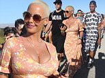 Indio, CA - Amber Rose is spotted at Day 3 of Coachella Weekend One. The 32-year-old is wearing a long floral dress paired with sandals and large hoop earrings. \n  \nAKM-GSI     April 17, 2016\nTo License These Photos, Please Contact :\nSteve Ginsburg\n(310) 505-8447\n(323) 423-9397\nsteve@akmgsi.com\nsales@akmgsi.com\nor\nMaria Buda\n(917) 242-1505\nmbuda@akmgsi.com\nginsburgspalyinc@gmail.com