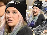 LOS ANGELES, CA - APRIL 26:  Kesha attends a baseball game between the Miami Marlins and the Los Angeles Dodgers at Dodger Stadium on April 26, 2016 in Los Angeles, California.  (Photo by Noel Vasquez/GC Images)