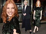 Mandatory Credit: Photo by Andrew H. Walker/REX/Shutterstock (5665411b)\nJessica Chastain\nJessica Chastain. 'Long Day's Journey Into Night' Broadway show opening night, New York, Amercia - 27 Apr 2016\n