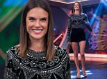 MADRID, SPAIN - APRIL 28:  Model Alessandra Ambrosio attends 'El Hormiguero' TV Show at Vertice Studio on April 28, 2016 in Madrid.  (Photo by Pablo Cuadra/Getty Images)