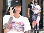 28.APR.2016 - HOLLYWOOD - USA
*STRICTLY AVAILABLE FOR UK AND GERMANY USE ONLY*
Amber Rose has plenty of friends! The model turned businesswoman made a trip to the Topanga Mall this afternoon with her entourage, driving her new shiny pink Jeep!¯  
BYLINE MUST READ : AKM-GSI/XPOSUREPHOTOS.COM
***UK CLIENTS - PICTURES CONTAINING CHILDREN PLEASE PIXELATE FACE PRIOR TO PUBLICATION ***
*UK CLIENTS MUST CALL PRIOR TO TV OR ONLINE USAGE PLEASE TELEPHONE 0208 344 2007*