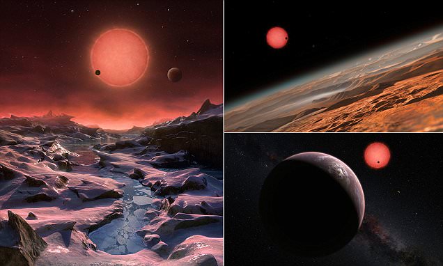 Astronomers 'hit the jackpot' by finding THREE Earth-sized habitable worlds