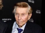 FILE - In this April 22, 2013 file photo, Sumner Redstone arrives at the LA Premiere of "Pain and Gain" in New York. A judge ruled on Monday, May 2, 2016, that Sumner Redstone should give 30 minutes of videotaped, sworn testimony in a case about the ailing media mogul's mental capacity that was filed by Redstone's ex-girlfriend and longtime companion, Manuela Herzer. (Photo by Matt Sayles/Invision/AP, File)