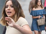 LOS ANGELES, CA - MAY 05: Chloe Bennet is seen at 'Jimmy Kimmel Live' on May 05, 2016 in Los Angeles, California.  (Photo by RB/Bauer-Griffin/GC Images)