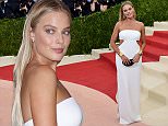 Margot Robbie arrives for the Costume Institute Benefit at The Metropolitan Museum of Art May 2, 2016 in New York. / AFP PHOTO / TIMOTHY A. CLARYTIMOTHY A. CLARY/AFP/Getty Images