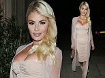 TOWIE's Chloe Sims looks elegant in nude coloured dress during night out in West London. Chloe was seen wearing a nude coloured dress, nude coloured kaftan and shoes all from House of CB.\n\nPictured: Chloe Sims\nRef: SPL1280688  120516  \nPicture by: Charlie / Splash News\n\nSplash News and Pictures\nLos Angeles: 310-821-2666\nNew York: 212-619-2666\nLondon: 870-934-2666\nphotodesk@splashnews.com\n
