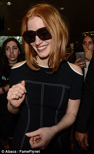 Jessica Chastain has arrived at the Cannes Film Festival