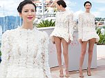 CANNES, FRANCE - MAY 12:  Caitriona Balfe attends the "Money Monster" Photocall at the annual 69th Cannes Film Festival at Palais des Festivals on May 12, 2016 in Cannes, France.  (Photo by Samir Hussein/WireImage)