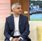 EDITORIAL USE ONLY. NO MERCHANDISING. IN US EXCLUSIVE RATES APPLY
Mandatory Credit: Photo by Ken McKay/ITV/REX/Shutterstock (5686543cw)
Sadiq Khan with Piers Morgan and Susanna Reid
'Good Morning Britain' TV show, London, Britain - 17 May 2016
He's the first Muslim mayor of a major European country, Sadiq Khan, beating off his Conservative opponent despite the Tories being described as running 'an anti-Islamic campaign.' Sadiq Khan has received plaudits from around the world since his appointment....but already appears to have an enemy in the potential new U.S. President. Donald Trump has labelled him 'very rude' and 'very nasty' after Khan said Trump's 'ignorant view of Islam could make both our countries less safe'. We speak to the Mayor of London, on his new role.