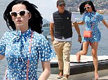Picture Shows: Katy Perry  May 17, 2016
 
 Couple Orlando Bloom and Katy Perry step off a yacht after an afternoon spent soaking up the sun in Antibes, France.
 
 Non Exclusive
 UK RIGHTS ONLY
 
 Pictures by : FameFlynet UK © 2016
 Tel : +44 (0)20 3551 5049
 Email : info@fameflynet.uk.com