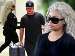 May 18, 2016: Pregnant Blac Chyna and fiance Rob Kardashian emerge from their Miami Beach hotel for the first time after Chyna hit back at internet trolls and body shamers. \nMandatory Credit: INFphoto.com Ref: infusmi-11/13