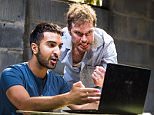 Parth Thakerar (Bashir) and Daniel Lapaine (Nick) in The Invisible Hand by Ayad Akhtar @ Tricycle Theatre. Directed by Indhu Rubasingham.
(Opening-18-05-16)
©Tristram Kenton 05/16
(3 Raveley Street, LONDON NW5 2HX TEL 0207 267 5550  Mob 07973 617 355)email: tristram@tristramkenton.com