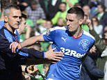21/05/16 WILLIAM HILL SCOTTISH CUP FINAL
RANGERS v HIBERNIAN
HAMPDEN - GLASGOW
Rangers captain Lee Wallace is ushered off the park at full-time