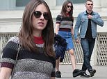 05/21/2016\nEXCLUSIVE Dave Franco spotted walking through Soho today holding hands with fiance Alison Brie. The couple have been engaged since August 2015 after Franco popped the question with a rose gold and diamond ring. The couple usually stays pretty quiet concerning their relationship, but Franco did open up recently about their plans for the big day.The actor stated that neither he nor Alison require a big event and that the couple may very well elope. \nPlease byline:TheImageDirect.com\n*EXCLUSIVE PLEASE EMAIL sales@theimagedirect.com FOR FEES BEFORE USE