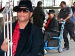 eURN: AD*207101727

Headline: EXCLUSIVE: Queen Latifah is seen in a wheelchair while holding her crutches as she catches a flight out of Los Angeles.
Caption: EXCLUSIVE: Queen Latifah is seen in a wheelchair while holding her crutches as she catches a flight out of Los Angeles.  The legendary singer/actress/rapper was seen flying out of LAX.

Pictured: Queen Latifah
Ref: SPL1287849  200516   EXCLUSIVE
Picture by: Sharky/Polite Paparazzi/Splash

Splash News and Pictures
Los Angeles: 310-821-2666
New York: 212-619-2666
London: 870-934-2666
photodesk@splashnews.com

Photographer: Sharky/Polite Paparazzi/Splash
Loaded on 21/05/2016 at 18:25
Copyright: Splash News
Provider: Sharky/Polite Paparazzi/Splash

Properties: RGB JPEG Image (113907K 1703K 66.9:1) 5400w x 7200h at 72 x 72 dpi

Routing: DM News : GeneralFeed (Miscellaneous)
DM Showbiz : SHOWBIZ (Miscellaneous)
DM Online : Online Previews (Miscellaneous), CMS Out (Miscellan