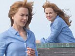 Picture Shows: Nicole Kidman  May 22, 2016
 
 Actress Nicole Kidman films 'Big Little Lies' in Monterey, California. She appeared to be on top of a building, or behind a fence.  She was in full glam and wore a blue top while they filmed.
 
 Exclusive All Rounder
 UK RIGHTS ONLY
 
 Pictures by : FameFlynet UK © 2016
 Tel : +44 (0)20 3551 5049
 Email : info@fameflynet.uk.com