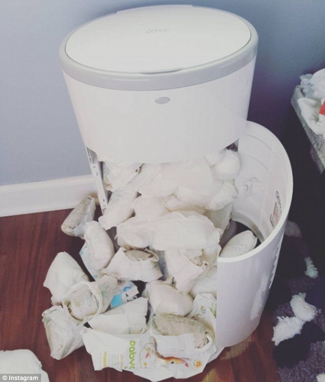 Gross: The moment they realised there was no bin bag in the nappy capsule would have been devastating for this parent