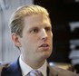 In this photo taken May 12, 2016, Eric Trump, son of Republican presidential candidate Donald Trump, responds to questions during an interview in New York. The windows of Eric Trump¿s office in the Trump Tower offer breathtaking views of some of Manhattan¿s most expensive real estate. It¿s there the youngest of Donald Trump¿s adult sons is reflecting on eye-opening moments from a world far away. (AP Photo/Frank Franklin II)
