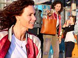 Exclusive... 52073218 Actress Minnie Driver and her son Henry seen enjoying a day at the Santa Monica Pier in Santa Monica, California on May 25, 2016. The pair were at the pier for a school event and could be seen enjoying some mother/son quality time. FameFlynet, Inc - Beverly Hills, CA, USA - +1 (310) 505-9876