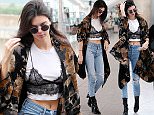 EXCLUSIVE FAO DAILY MAIL ONLINE - FEE AGREED
Mandatory Credit: Photo by Beretta/Sims/REX/Shutterstock (5695524t)
Kendall Jenner leaving her London hotel and arriving at Heathrow Airport.
Kendall Jenner out and about, London, Britain - 27 May 2016
