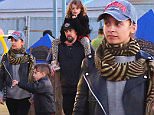 Exclusive... 52073191 Couple Nicole Richie and Joel Madden enjoy a day at the Santa Monica Pier with their kids Harlow and Sparrow in Santa Monica, California on May 25, 2016. The family was at the pier for a school event and looked to be having a good time despite massive rumors of the pair getting a divorce over the past couple of months. FameFlynet, Inc - Beverly Hills, CA, USA - +1 (310) 505-9876