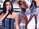 *** MANDATORY BYLINE TO READ: Syco / Thames / Dymond ***
Britain's Got Talent Live Semi-Finals, London, 26 May 2016

Pictured: Fifth Harmony
Ref: SPL1291747  260516  
Picture by: Syco / Thames / Dymond