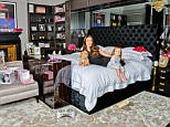 Tamara Ecclestone  'My Haven' - Bedroom of her London home   27.4.2016
Memory Box
Mug for hot chocolate
Slippers and Pyjamas
Photos with Dad
Photo with Sister Petra &  Mum Slavica
Butterfly table name places for her wedding to Jay Rutland
Andy Warhol Painting
Dog bowl from her sister 
Dog 'Teddy'
Daughter Sophia