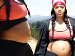 152931, EXCLUSIVE: A very pregnant Angela Simmons shows off her bump as she is spotted out for a walk with her fiance Sutton Sean Tennyson in LA. Angela was rumored to be pregnant but never denied nor confirmed. Los Angeles, California - Friday May 27, 2016. Photograph: ¬© Sam Sharma, PacificCoastNews. Los Angeles Office: +1 310.822.0419 UK Office: +44 (0) 20 7421 6000 sales@pacificcoastnews.com FEE MUST BE AGREED PRIOR TO USAGE