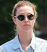 Out and about: Reality star Whitney Port having a stroll in New York City on Wednesday
