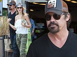 EXCLUSIVE. COLEMAN-RAYNER\nLos Angeles, CA. USA. May 29, 2016. \nNewly engaged Josh Brolin is seen having lunch with fiancee Kathryn Boyd at Whole Foods. The lovebirds announced their happy news last month after celebrating in Cabo San Lucas. They started dating in March 2013 after the blonde worked worked for two years as the actor's assistant.\nCREDIT LINE MUST READ: RF/Coleman-Rayner\nTel US (001) 310-474-4343- office\nTel US (001) 323-545-7584 - Mobile\nwww.coleman-rayner.com