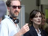 Director John Carney and Keira Knightley\non the set of their new movie 'Can A Song Save Your Life?'\nNew York City, USA - 12.07.12\nMandatory Credit: Mr. Blue/WENN.com