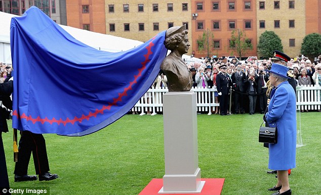 The Queen attends the unveiling of her sculpture marking role as longest serving Captain-General of the Honourable Artillery Company in London