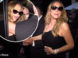 Ouch! Mariah Carey hits her head as she gets into her SUV\n\nOuch! Mariah Carey hits her head as she gets into her SUV after dinner at MR Chow. Mariah greeted fans that waited for her out side as she stunned in an asymmetrical black dress.\n\nhttp://live-uk.andweb.dmgt.net/video/tvshowbiz/video-1296330/Ouch-Mariah-Carey-hits-head-gets-SUV.html