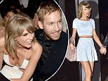 NEW YORK, NY - MAY 26:  Taylor Swift and Calvin Harris are seen in Soho on May 26, 2015 in New York City.  (Photo by Alo Ceballos/GC Images)
