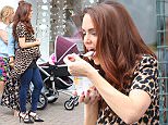 Picture Shows: Nicole Barber-Lane, Sarah George, Jennifer Metcalfe  June 01, 2016\n \n **ABSOLUTELY NO WEB OR ONLINE USAGES UNTIL AFTER 18:30 BST - UK TIME - 03-06-2016** \n **MIN £300 WEB / ONLINE SET USAGE FEE AFTER THAT TIME** \n \n The 'Hollyoaks' McQueen family are up to their old tricks. The whole cast that makes up the fictional clan, including Jennifer Metcalfe who was sporting a fake pregnancy bump, filmed a dramatic scene where it looks as if they try to steal baby clothing from a shop. \n \n In the scene, Mercedes (Jennifer Metcalfe) notices the security code on the door and when the owner has gone, Mercedes goes into the shop with her mother and sister but the alarms goes off and the shutters start to close.\n \n **ABSOLUTELY NO WEB OR ONLINE USAGES UNTIL AFTER 18:30 BST - UK TIME - 03-06-2016** \n **MIN £300 WEB / ONLINE SET USAGE FEE AFTER THAT TIME** \n \n Exclusive\n WORLDWIDE RIGHTS\n Pictures by : FameFlynet UK © 2016\n Tel : +44 (0)20 3551 5049\n Email : info@famefl