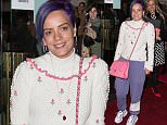 The Opening Night of 'The Spoils' held at the Trafalgar Studios - Arrivals\nFeaturing: Lily Allen\nWhere: London, United Kingdom\nWhen: 02 Jun 2016\nCredit: Mario Mitsis/WENN.com