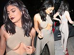 West Hollywood, CA - Kylie Jenner and her girlfriend arrive for a fun night out at The Nice Guy in West Hollywood. The reality star, who is linked to PartyNextDoor, showed off her figure in a beige cut-out jumpsuit.
AKM-GSI          June 2, 2016
To License These Photos, Please Contact :
Maria Buda
(917) 242-1505
mbuda@akmgsi.com
sales@akmgsi.com
or 
Mark Satter
(317) 691-9592
msatter@akmgsi.com
sales@akmgsi.com