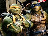 This image released by Paramount Pictures shows, from left, Donatello, Michelangelo, Leonardo and Raphael in a scene from "Teenage Mutant Ninja Turtles: Out of the Shadows." (Lula Carvalho/Paramount Pictures via AP)