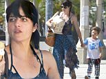 *** Fee of £150 applies for subscription clients to use images before 22.00 on 050616 ***\nEXCLUSIVE ALLROUNDERSelma Blair takes Arthur Bleick for ice cream and then picks up a model house\nFeaturing: Selma Blair, Arthur Bleick\nWhere: Los Angeles, California, United States\nWhen: 03 Jun 2016\nCredit: WENN.com