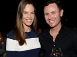 INDIAN WELLS, CA - MARCH 19:  Actress Hilary Swank (L) and Ruben Torres attend The Moet and Chandon Inaugural "Holding Court" Dinner at The 2016 BNP Paribas Open on March 19, 2016 in Indian Wells, California.  (Photo by Michael Kovac/Getty Images for Moet and Chandon)