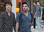 Mandatory Credit: Photo by Startraks Photo/REX/Shutterstock (5706308i)
Miles McMillan, Zachary Quinto
Zachary Quinto out and about, New York, America - 03 Jun 2016
Zachary Quinto leaving a restaurant with Joe Mantello after having dinner together and then waiting on a bench for boyfriend Miles McMillan