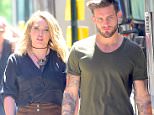 Hilary Duff and Co-star, Nico Tortorella were spotted hanging out off camera, as they begin filming Season 3 of "Younger" in NYC. The pair got close as they headed to lunch break together. They looked like a perfect match, as he escorted her to the Catering tent. She flashed a big smile as she left a Club scene at 1Oak. She wore a brown corduroy skirt and a black top , while Nico wore a casual T-shirt and jeans. 

Pictured: Hilary Duff, Nico Tortorella
Ref: SPL1296869  070616  
Picture by: 247PAPS.TV / Splash News

Splash News and Pictures
Los Angeles: 310-821-2666
New York: 212-619-2666
London: 870-934-2666
photodesk@splashnews.com