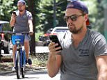 Picture Shows: Leonardo DiCaprio  June 07, 2016\n \n Actor Leonardo DiCaprio and a friend are spotted out for a bike ride on a hot summer day in New York City, New York. Leonardo could be seen texting on his phone and not paying attending to where he was going while riding his bike.\n \n Non Exclusive\n UK RIGHTS ONLY\n \n Pictures by : FameFlynet UK © 2016\n Tel : +44 (0)20 3551 5049\n Email : info@fameflynet.uk.com