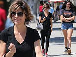 Picture Shows: Lisa Rinna, Amelia Hamlin  June 06, 2016\n \n Actress Lisa Rinna and her daughter Amelia Hamlin spotted out shopping in West Hollywood, California. Missing from the shopping trip was Lisa's other daughter Delilah.\n \n Exclusive All Rounder\n UK RIGHTS ONLY\n Pictures by : FameFlynet UK © 2016\n Tel : +44 (0)20 3551 5049\n Email : info@fameflynet.uk.com