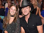 NASHVILLE, TN - JUNE 08: Musician Tim McGraw (R) and daughter attend the 2016 CMT Music awards at the Bridgestone Arena on June 8, 2016 in Nashville, Tennessee.  (Photo by John Shearer/Getty Images for CMT)
