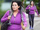 June 7th, 2016\n \n * Embargo: Strictly No Web Till 7pm * Then £50 Per Picture *\n \n TV Personality Scarlett Moffatt was spotted wearing purple workout gear while talking on her phone in Newcastle, England. \n \n Exclusive All Rounder\n WORLDWIDE RIGHTS\n Pictures by : FameFlynet UK © 2016\n Tel : +44 (0)20 3551 5049\n Email : info@fameflynet.uk.com