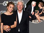 ROME, ITALY - JUNE 08:  Alejandra Silva and actor  Richard Gere attend the dinner hosted by Baume & Mercier to celebrate Richard Gere 'Time Out Of mind' on June 8, 2016 in Rome, Italy.  (Photo by Venturelli/Getty Images for Baume & Mercier)