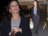 08 June 2016  - Los Angeles, CA  - USA\n**STRICTLY AVAILABLE FOR UK AND GERMANY USE ONLY**\nCatherine Zeta-Jones arrives at LAX Airport for a departing flight to New York City. The Welsh actress wore a navy blue peacoat over a striped top and matching blue high waisted trousers.\nBYLINE MUST READ : AKM-GSI-XPOSURE\n***UK CLIENTS - PICTURES CONTAINING CHILDREN PLEASE PIXELATE FACE PRIOR TO PUBLICATION ***\n*UK CLIENTS MUST CALL PRIOR TO TV OR ONLINE USAGE PLEASE TELEPHONE 0208 344 2007*\n